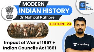 L23 Impact of Revolt of 1857 l Modern Indian History  UPSC CSE 2021 l Dr Mahipal Rathore [upl. by Iglesias]