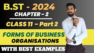 Forms of Business Organisations  Chapter 2  Business studies  Class 11  Part 2 [upl. by Naves585]