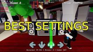 BEST SETTINGS IN Funky Friday Roblox [upl. by Naugal]