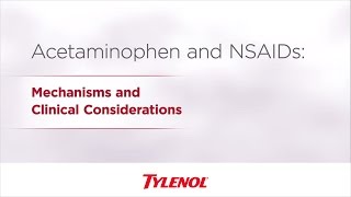 Acetaminophen amp NSAID Differences  TYLENOL® Professional [upl. by Ellekim]