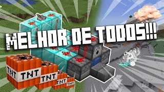 Como fazer um CANHÃO de TNT no Minecraft PCPE [upl. by Aletta535]