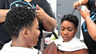 Salon Visit CURL DEFINING Set on 4C Hair  Ep2 [upl. by Notyep]