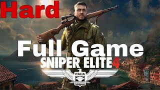 Sniper Elite 4 Full Playthrough 2019 Hard Longplay [upl. by Enimsaj330]