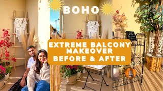 HOW TO Extreme DIY Tiny Balcony Makeover  BALCONY MAKEOVER ON A BUDGET [upl. by Eart8]