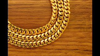 100g Gold Cuban Link Chain  6mm  22 inch  24K Jewelry Review [upl. by Tildy17]