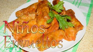 Receta Niños Envueltos  Cocinando con Yolanda [upl. by Ahsinyd]