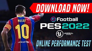 How to Download eFootball PES 2022 Online Performance Test DOWNLOAD NOW [upl. by Cerf945]