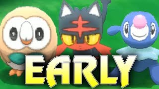 How To Get ALL ALOLA STARTERS EARLY In Pokemon Ultra Sun and Moon [upl. by Bowers62]