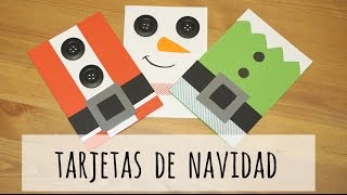 Tarjetas de Navidad 4 ideas fáciles  Vídeo Express [upl. by Eahs]