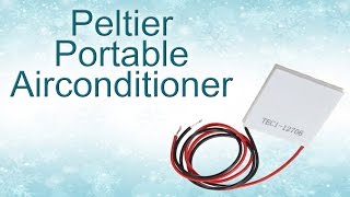 Peltier air conditioner DIY No ice cubes [upl. by Ancier]