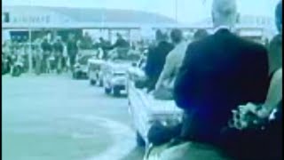 November 21 1963  President John F Kennedys motorcade through San Antonio Texas [upl. by Anelra]