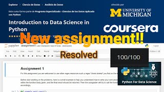 Introduction to Data Science in Python  Assignment 1  Patterns  Coursera  University of Michigan [upl. by Ysabel]