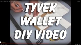 How to make a cool wallet from a Tyvek® envelope [upl. by Frost99]