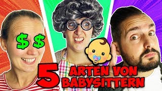 5 ARTEN VON BABYSITTERN [upl. by Enelrac]