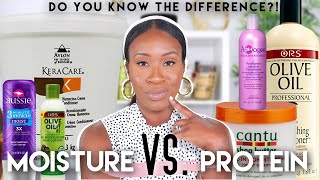 MOISTURE VS PROTEIN  The Benefits amp Differences Reading Product Ingredients  MORE  Relaxed Hair [upl. by Sammons696]