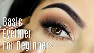 Beginners Eyeliner Makeup Tutorial  How To Apply Eyeliner [upl. by Ardaid466]