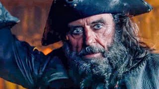 Blackbeards Introduction Scene  PIRATES OF THE CARIBBEAN 4 2011 Movie Clip [upl. by Aroel]