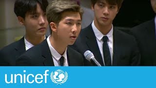 BTS speech at the United Nations  UNICEF [upl. by Beaufert]