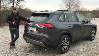 Unterwegs im 2019 Toyota RAV4 25 Hybrid  Fahrbericht  Review  TestDrive [upl. by Kenton]