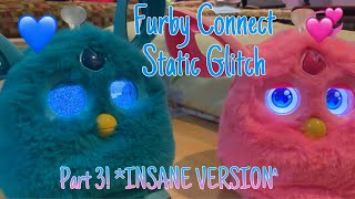 Furby Connect Static Glitch Part 3 INSANE VERSION OF GLITCH [upl. by Ativak]