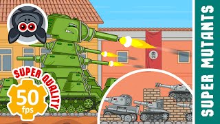 KV44 vs Super Soldiers Steel Monsters Cartoons About Tanks [upl. by Yeldar672]