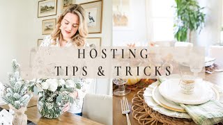 HOSTING TIPS amp TRICKS  Perfect Holiday Hosting  How to Host the Perfect Dinner Party [upl. by Luci]