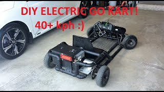 How we made a DIY PVC  EMT Electric Go Kart 48V 2000W [upl. by Loredana]