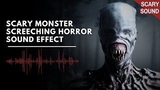 Scary Monster Screeching Horror Sound Effects [upl. by Puklich]