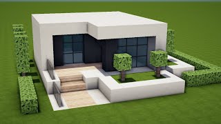 KLEINES MODERNES HAUS in MINECRAFT bauen TUTORIAL HAUS 211 [upl. by Yerak278]