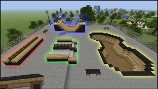 Minecraft Tutorial How To Make A Skate Park [upl. by Becky605]