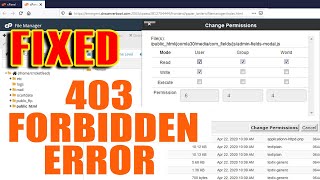 How to Fix The 403 Forbidden Error Step by Step ☑️ [upl. by Yromas]