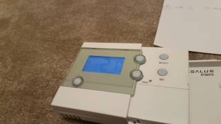 How To program Salus RF RT500 or RT505TX Programmable Room Thermostat [upl. by Levey381]