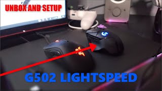 LOGITECH G502 LIGHTSPEED UNBOXING AND SETUP [upl. by Yert]