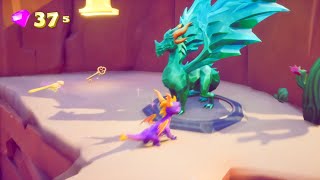 Spyro Reignited Trilogy  Dry Canyon How to Get Key  Last Dragon [upl. by Hamal]