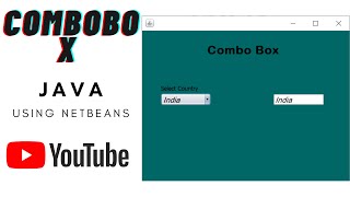 How to make and use a Combo Box in Java Netbeans  to get selected value from jComboBox in java [upl. by Helbonia]