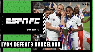 Lyon defeats Barcelona 31 to claim eighth UWCL title 🏆  ESPN FC [upl. by Sandor]