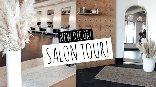 SALON TOUR  FINALLY FULLY RENOVATED [upl. by Ydor]