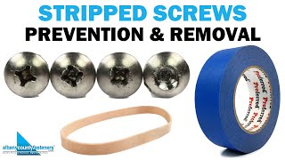 Stripped Screws  Prevention amp Removal  Fasteners 101 [upl. by Idonah91]