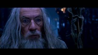 Gandalf vs Saruman HD  Fight Scene from The Fellowship of the Ring [upl. by Bernt]