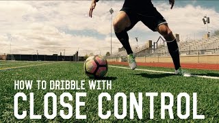 How To Dribble Like Messi  Close Control Dribbling  Fundamental Dribbling Technique Tutorial [upl. by Sesom]