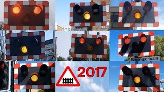 UK Level Crossings 2017 [upl. by Gnilyam577]