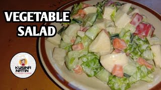 How to Make VEGETABLE SALAD  KUSINA NATIN [upl. by Nylrem861]