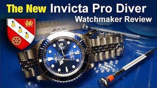 The New Invicta Pro Diver  Watchmaker Review [upl. by Ferrick]