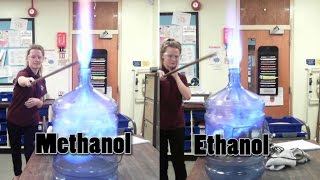 Whoosh Bottle  Methanol Vs Ethanol [upl. by Lenod]