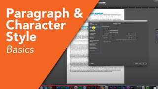 InDesign 2023 Tutorial  Paragraph Styles amp Character Style Basics [upl. by Ydoj495]