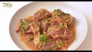 Recette de Joue de porc à la bière  750g [upl. by Leahciam591]