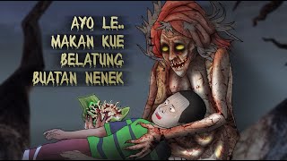 Diculik Wewe Gombel amp Dijadikan Anaknya HORORMISTERI  Kartun hantu Animasi Horor [upl. by Kessel]