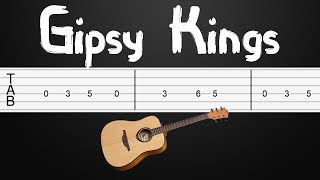 Volare  Gipsy Kings Guitar Tutorial Guitar Tabs Guitar Lesson [upl. by Manuel]