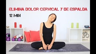 Alivia DOLOR CERVICAL de ESPALDA entre OPOMPLATOS  12 min ejercicios en casa [upl. by Syned]