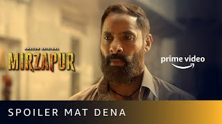 Spoiler Mat Dena Ft Maqbool  MIRZAPUR 2  Shaji Chaudhary  Amazon original [upl. by Hasina704]